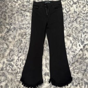 Just Black Denim frayed hem size 24